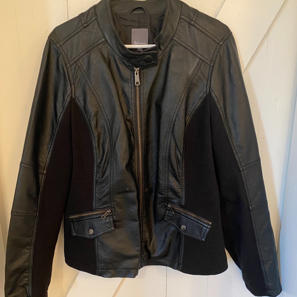 reitmans faux leather size 2x